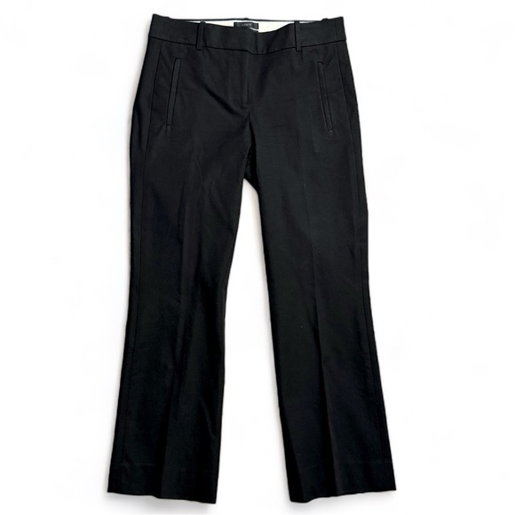 J.Crew Teddie Slacks Black Size 2T Great Condition Slacks Perfect Work - Picture 1 of 6